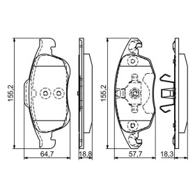 BOSCH Sada brzdových doštiček 0 986 494 235_thumb7