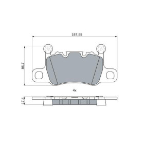 BOSCH Sada brzdových doštiček 0 986 424 926_thumb5