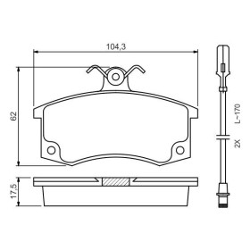 BOSCH Sada brzdových doštiček 0 986 494 533_thumb5