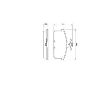 BOSCH Sada brzdových doštiček 0 986 424 274_thumb5