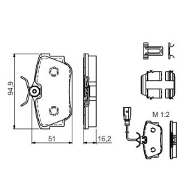 BOSCH Sada brzdových doštiček 0 986 494 529_thumb5