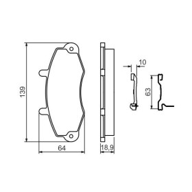 BOSCH Sada brzdových doštiček 0 986 494 292_thumb7