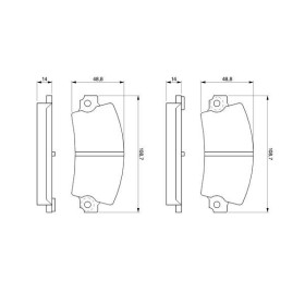 BOSCH Sada brzdových doštiček 0 986 463 490_thumb5