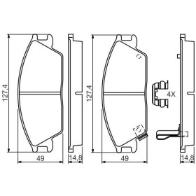 BOSCH Sada brzdových doštiček 0 986 494 620_thumb7