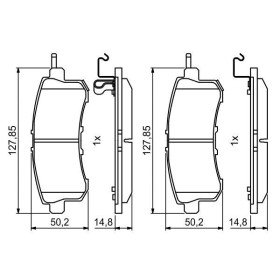 BOSCH Sada brzdových doštiček 0 986 494 778_thumb7