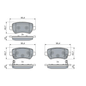 BOSCH Sada brzdových doštiček 0 986 494 954_thumb7