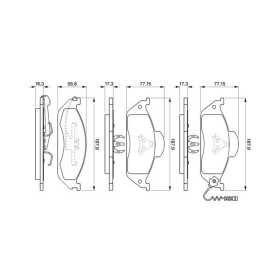 BOSCH Sada brzdových doštiček 0 986 424 611_thumb5