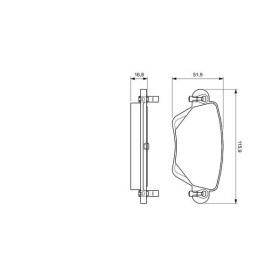 BOSCH Sada brzdových doštiček 0 986 494 046_thumb5