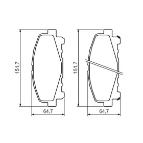 BOSCH Sada brzdových doštiček: 0 986 494 382_thumb7