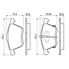 BOSCH Sada brzdových doštiček 0 986 494 149_thumb5