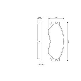 BOSCH Sada brzdových doštiček 0 986 424 572_thumb5