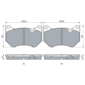 BOSCH Sada brzdových doštiček 0 986 424 966_thumb5