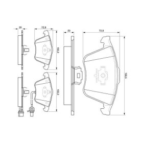 BOSCH Sada brzdových doštiček 0 986 494 103_thumb5