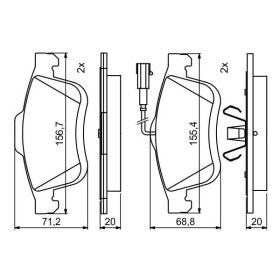 BOSCH Sada brzdových doštiček 0 986 494 795_thumb7