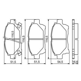 BOSCH Sada brzdových doštiček: 0 986 494 333_thumb7