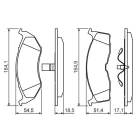 BOSCH Sada brzdových doštiček 0 986 424 363_thumb5