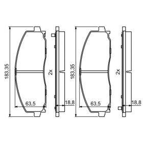 BOSCH Sada brzdových doštiček 0 986 494 769_thumb7