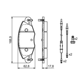 BOSCH Sada brzdových doštiček 0 986 424 581_thumb7