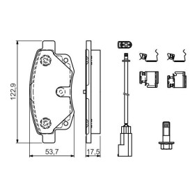 BOSCH Sada brzdových doštiček 0 986 494 614_thumb5