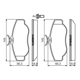 BOSCH Sada brzdových doštiček 0 986 424 565_thumb7