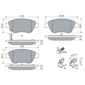 BOSCH Sada brzdových doštiček 0 986 494 092_thumb5