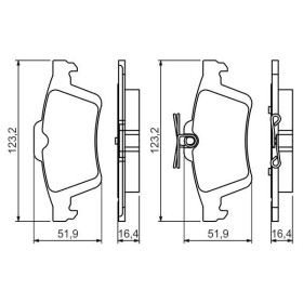 BOSCH Sada brzdových doštiček 0 986 494 528_thumb7