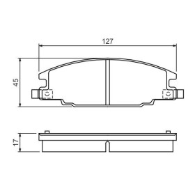 BOSCH Sada brzdových doštiček 0 986 460 960_thumb5