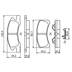 BOSCH Sada brzdových doštiček 0 986 494 878_thumb7