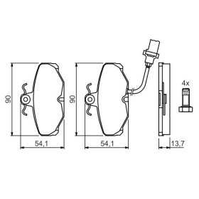 BOSCH Sada brzdových doštiček 0 986 469 820_thumb5