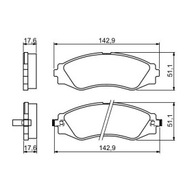 BOSCH Sada brzdových doštiček 0 986 494 173_thumb5