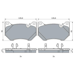 BOSCH Sada brzdových doštiček 0 986 424 965_thumb5