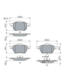 BOSCH Sada brzdových doštiček 0 986 494 018_thumb5