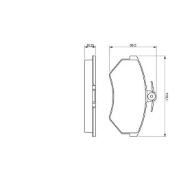 BOSCH Sada brzdových doštiček 0 986 460 943_thumb5