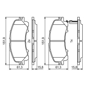 BOSCH Sada brzdových doštiček 0 986 494 821_thumb7