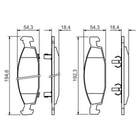 BOSCH Sada brzdových doštiček 0 986 424 666_thumb5