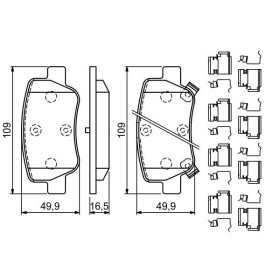 BOSCH Sada brzdových doštiček 0 986 494 933_thumb7