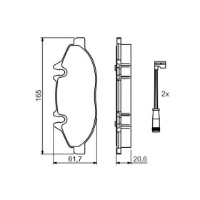 BOSCH Sada brzdových doštiček 0 986 494 081_thumb5