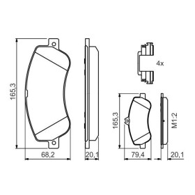 BOSCH Sada brzdových doštiček 0 986 494 648_thumb7