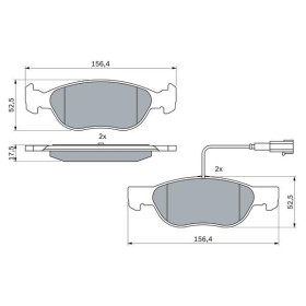 BOSCH Sada brzdových doštiček 0 986 424 362_thumb5