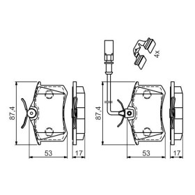 BOSCH Sada brzdových doštiček 0 986 494 599_thumb7