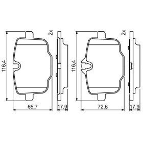 BOSCH Sada brzdových doštiček 0 986 494 759_thumb7