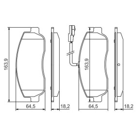 BOSCH Sada brzdových doštiček 0 986 494 498_thumb5