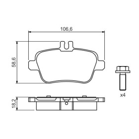 BOSCH Sada brzdových doštiček 0 986 494 664_thumb7