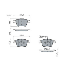 BOSCH Sada brzdových doštiček 0 986 494 107_thumb5