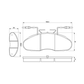 BOSCH Sada brzdových doštiček 0 986 424 080_thumb7