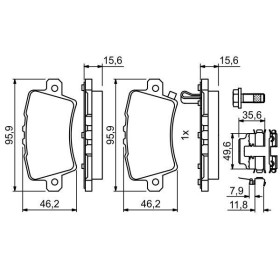 BOSCH Sada brzdových doštiček 0 986 494 642_thumb7