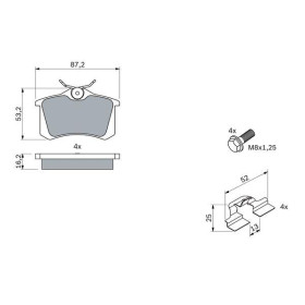 BOSCH Sada brzdových doštiček 0 986 494 600_thumb5