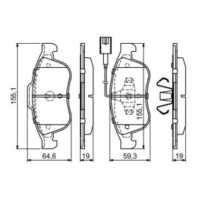 BOSCH Sada brzdových doštiček 0 986 494 680_thumb7