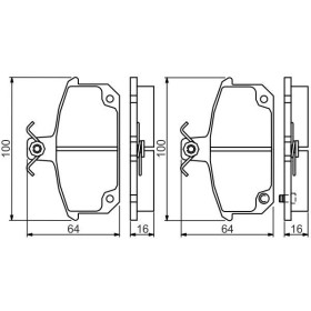 BOSCH Sada brzdových doštiček 0 986 494 531_thumb5