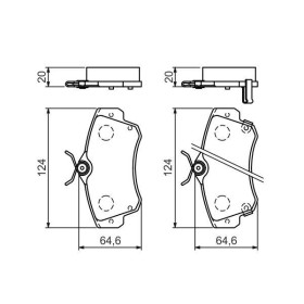 BOSCH Sada brzdových doštiček 0 986 494 029_thumb5